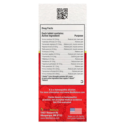 MediNatura, T-Relief, Arnica +12, 100 Tablets