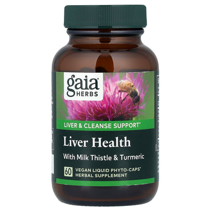 Gaia Herbs, Liver Health, 60 Liquid Phyto-Caps®