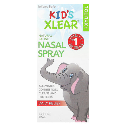 Kid's Xlear®, Natural Saline Nasal Spray, 0.75 fl oz (22 ml)