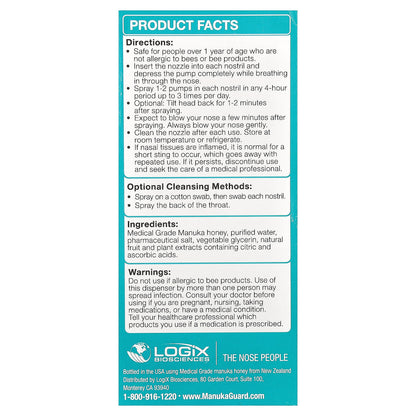 ManukaGuard, Medical Grade Manuka, Deep Allercleanse Nasal Spray, 1.35 fl oz ( 40 ml)