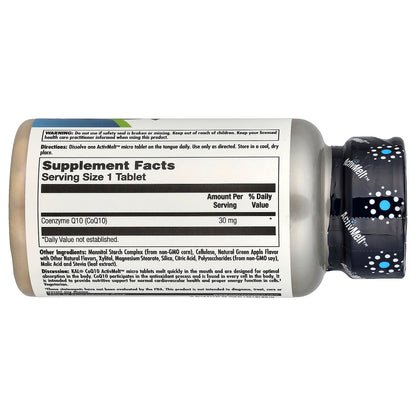 KAL, CoQ-10, Green Apple, 30 mg, 90 Micro Tablets