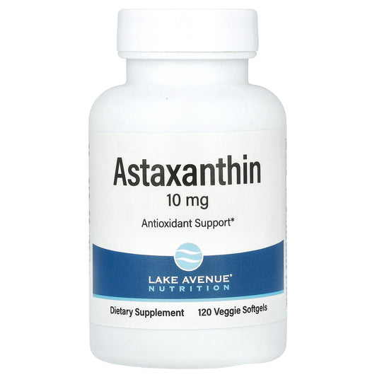Lake Avenue Nutrition, Astaxanthin, 10 mg, 120 Veggie Softgels