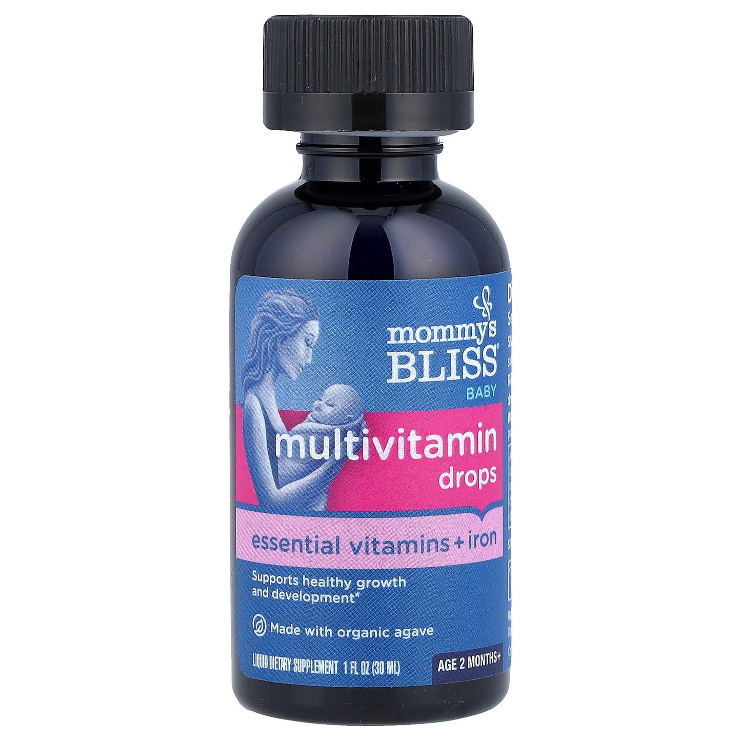 Mommy's Bliss, Baby Multivitamin Drops, Essential Vitamins + Iron, Age 2 Months +, 1 fl oz ( 30 ml)