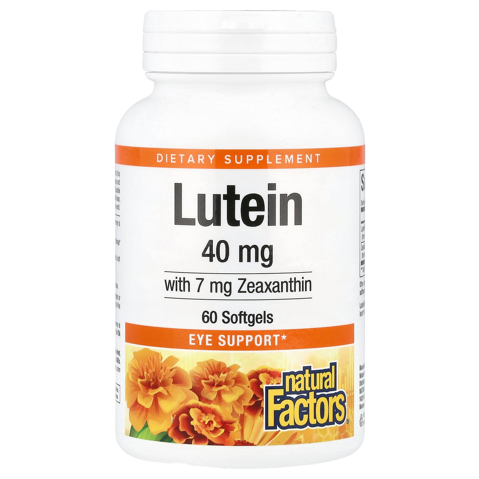 Natural Factors, Lutein, 60 Softgels