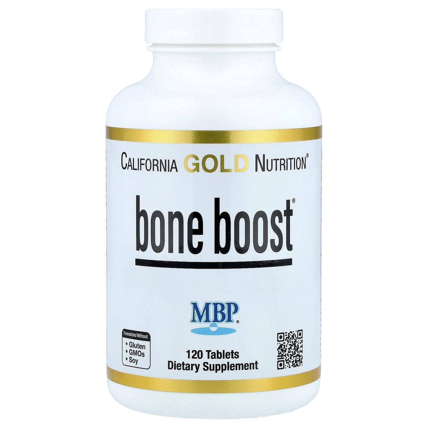 California Gold Nutrition, Bone Boost® with Calcium, Magnesium, Vitamin C and Potassium, 120 Tablets