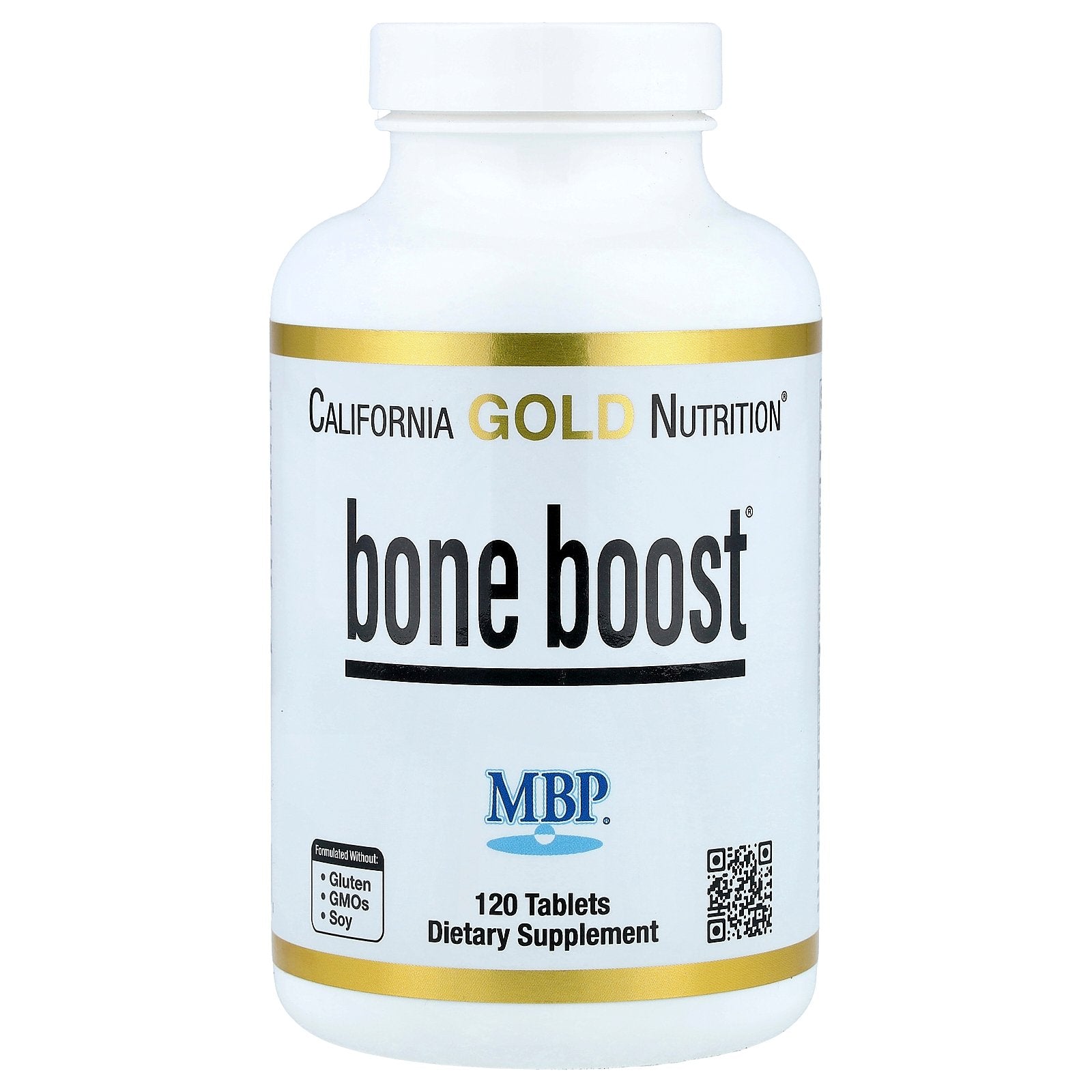 California Gold Nutrition, Bone Boost® with Calcium, Magnesium, Vitamin C and Potassium, 120 Tablets