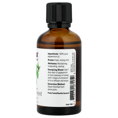NOW Foods, Essential Oils, Peppermint, 2 fl oz (59 ml)