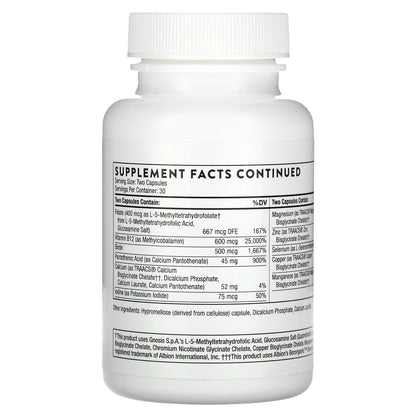 Thorne, Basic Nutrients 2/Day, NSF Certified, 60 Capsules