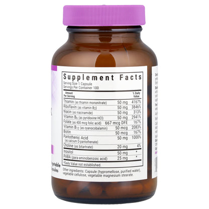 Bluebonnet Nutrition, B-Complex 50, 100 Vegetable Capsules