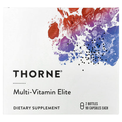 Thorne, Multi-Vitamin Elite, A.M. & P.M., 2 Bottles, 90 Capsules Each