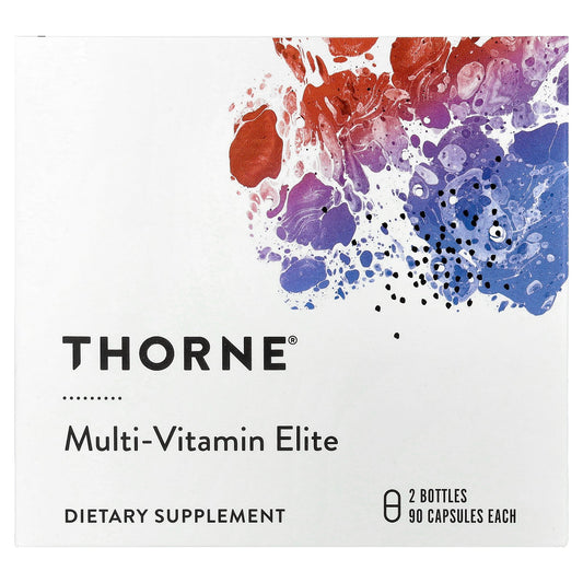 Thorne, Multi-Vitamin Elite, A.M. & P.M., 2 Bottles, 90 Capsules Each