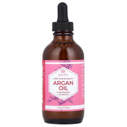 Leven Rose, 100% Pure & Organic, Argan Oil, 4 fl oz (118 ml)