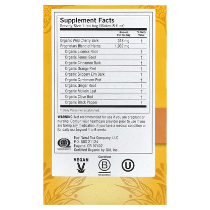 Yogi Tea, Throat Comfort®, Caffeine Free, 16 Tea Bags, 1.27 oz (36 g)