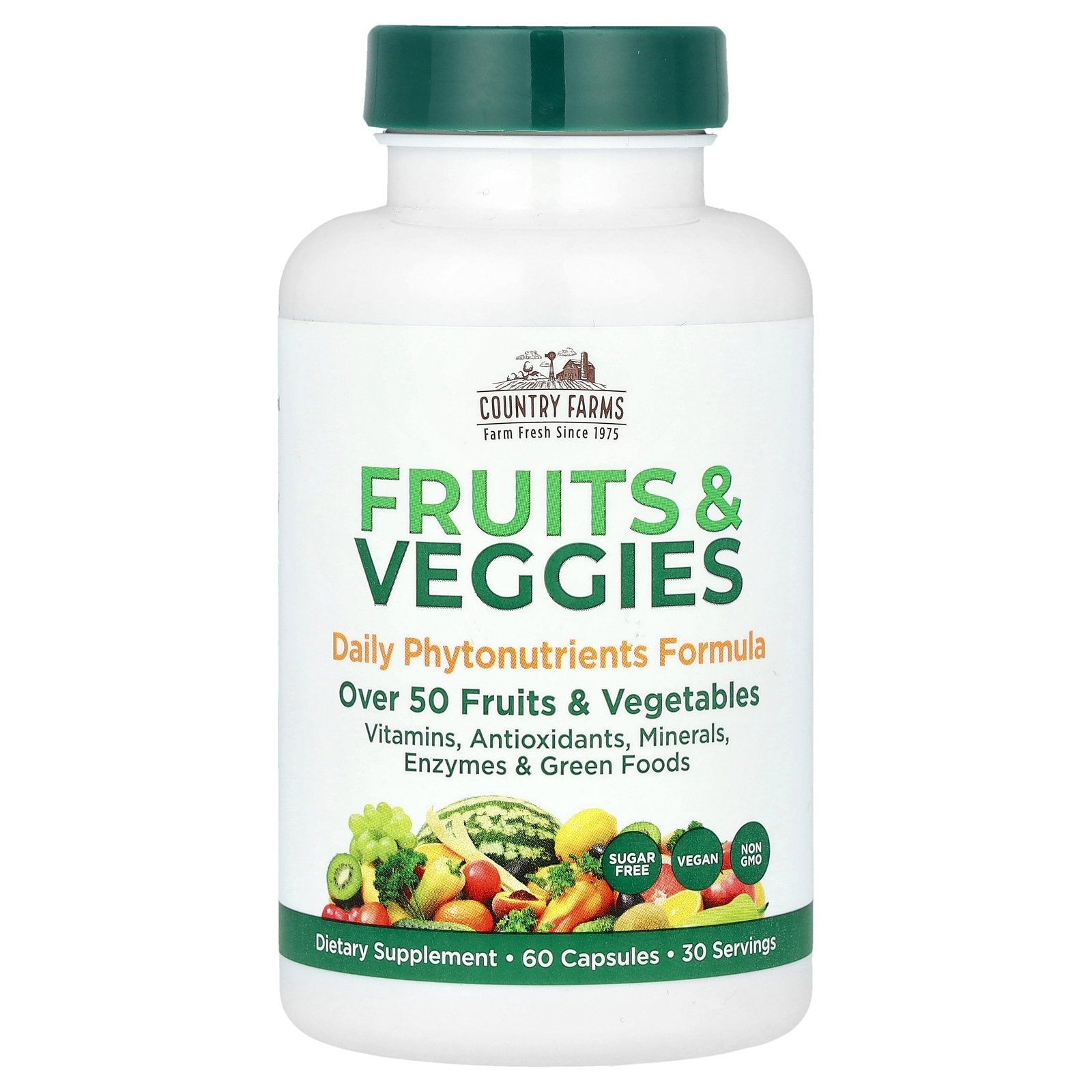 Country Farms, Fruits & Veggies, 60 Capsules