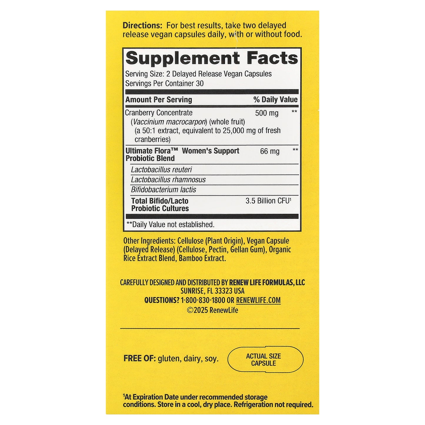 Renew Life, Ultimate Flora™, Vaginal & Urinary Complete, 60 Delayed Release Vegan Capsules