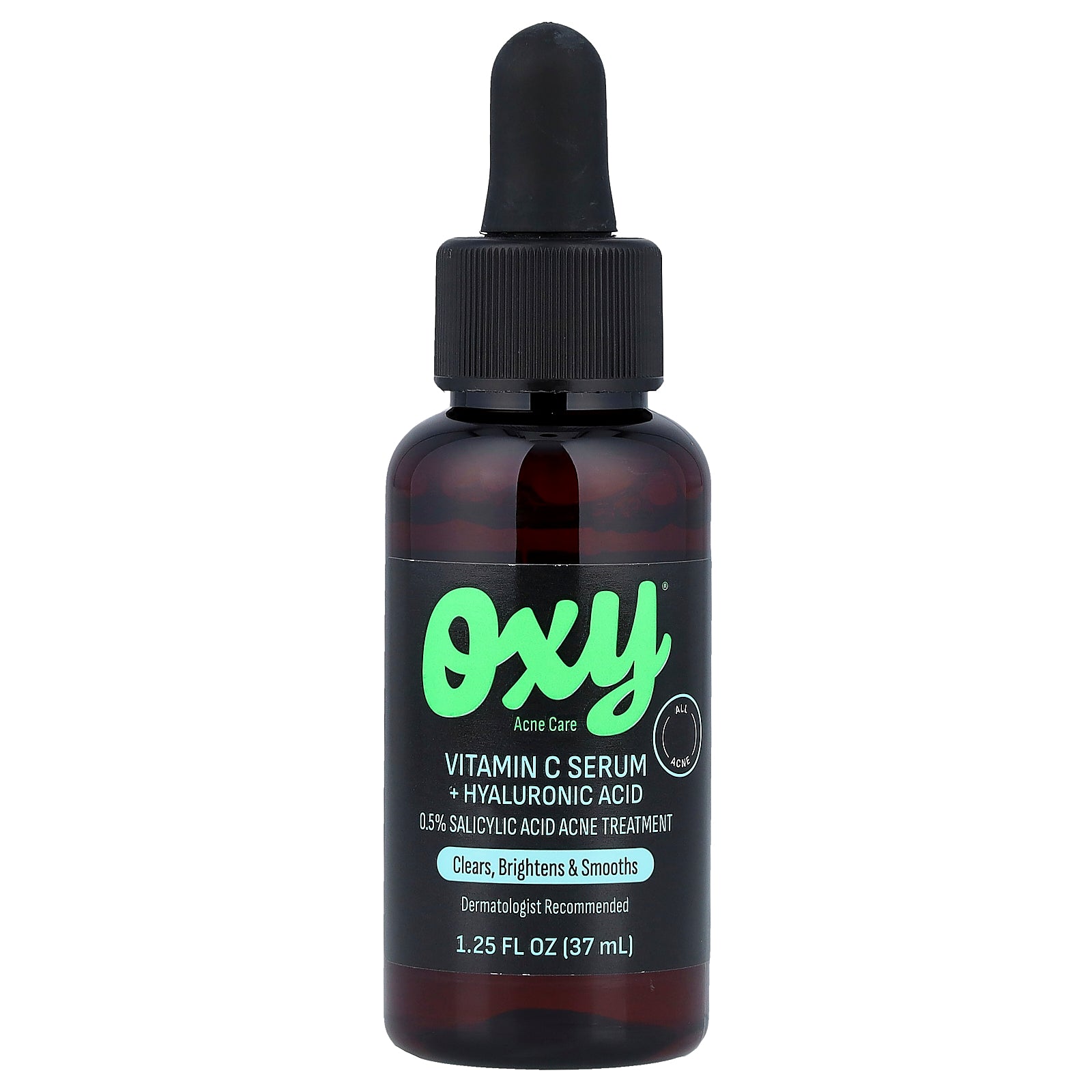 Oxy Skin Care, Vitamin C Serum + Hyaluronic Acid, 1.25 fl oz (37 ml)