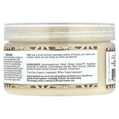 Nubian Heritage, Raw Shea Butter, Infused Shea Butter, 4 oz (113 g)