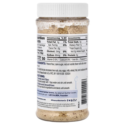 Peanut Butter & Co., Peanut Protein Powder, Vanilla, 6.5 oz (184 g)