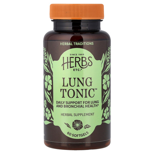 Herbs Etc., Lung Tonic™, 60 Softgels