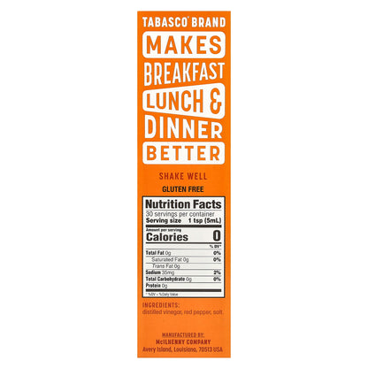 Tabasco, Pepper Sauce, Classic, 5 fl oz (148 ml)