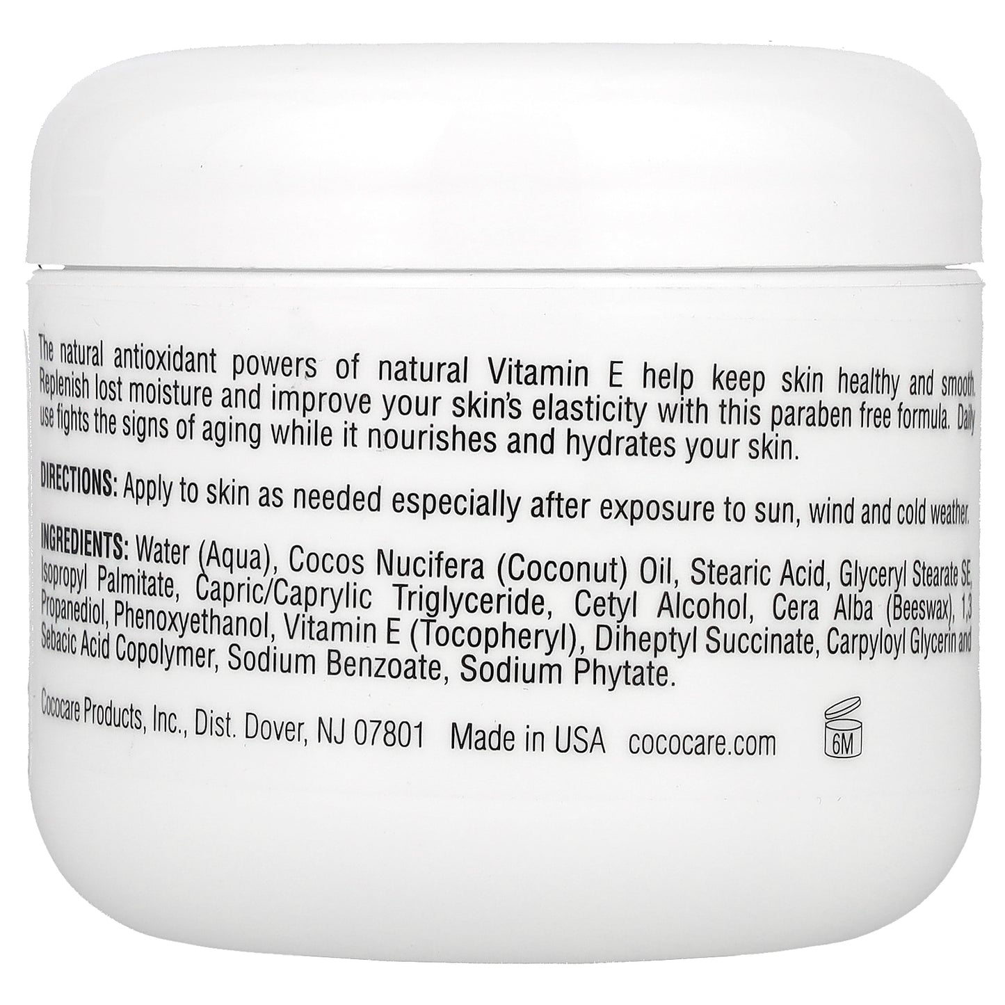 Cococare, Vitamin E Cream, 4 oz (110 g)