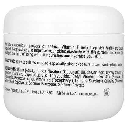 Cococare, Vitamin E Cream, 4 oz (110 g)