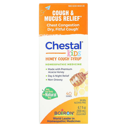 Boiron, Chestal, Kids Honey Cough Syrup, 6.7 fl oz (200 ml)