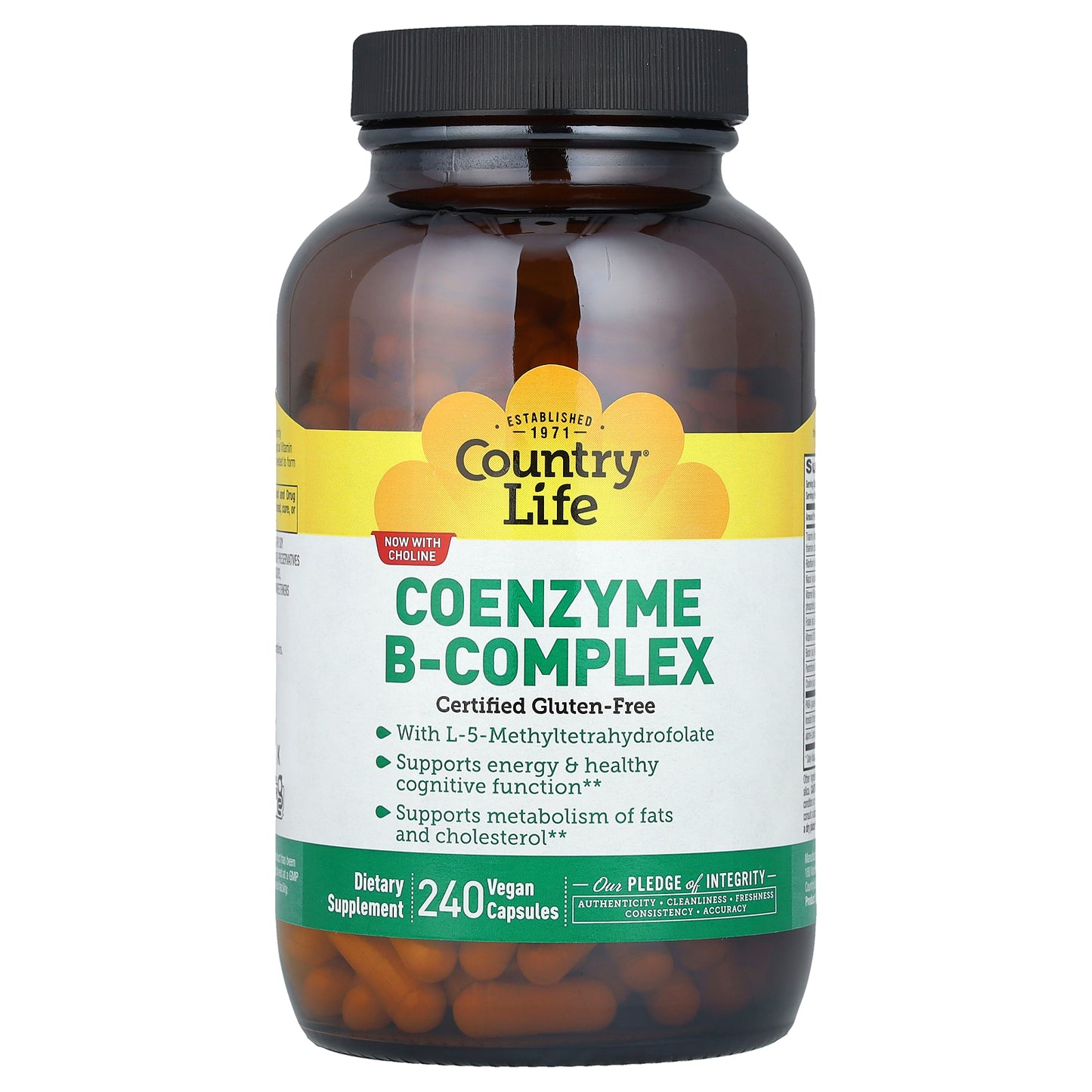 Country Life, Coenzyme B-Complex, 240 Vegan Capsules