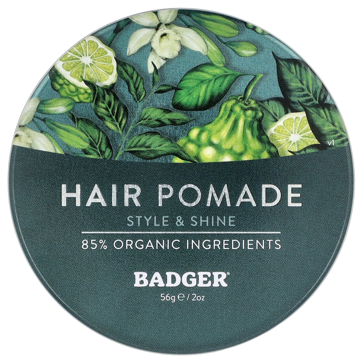 Badger, Hair Pomade, For All Hair, Vanilla & Bergamot, 2 oz (56 g)