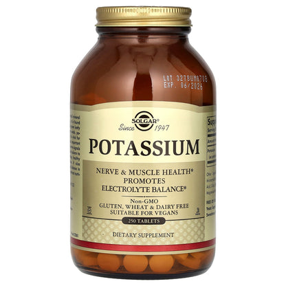Solgar, Potassium, 250 Tablets (99 mg per Tablet)