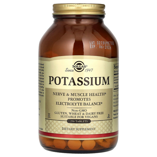 Solgar, Potassium, 250 Tablets (99 mg per Tablet)