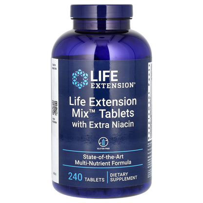 Life Extension, Life Extension Mix Tablets with Extra Niacin, 240 Tablets