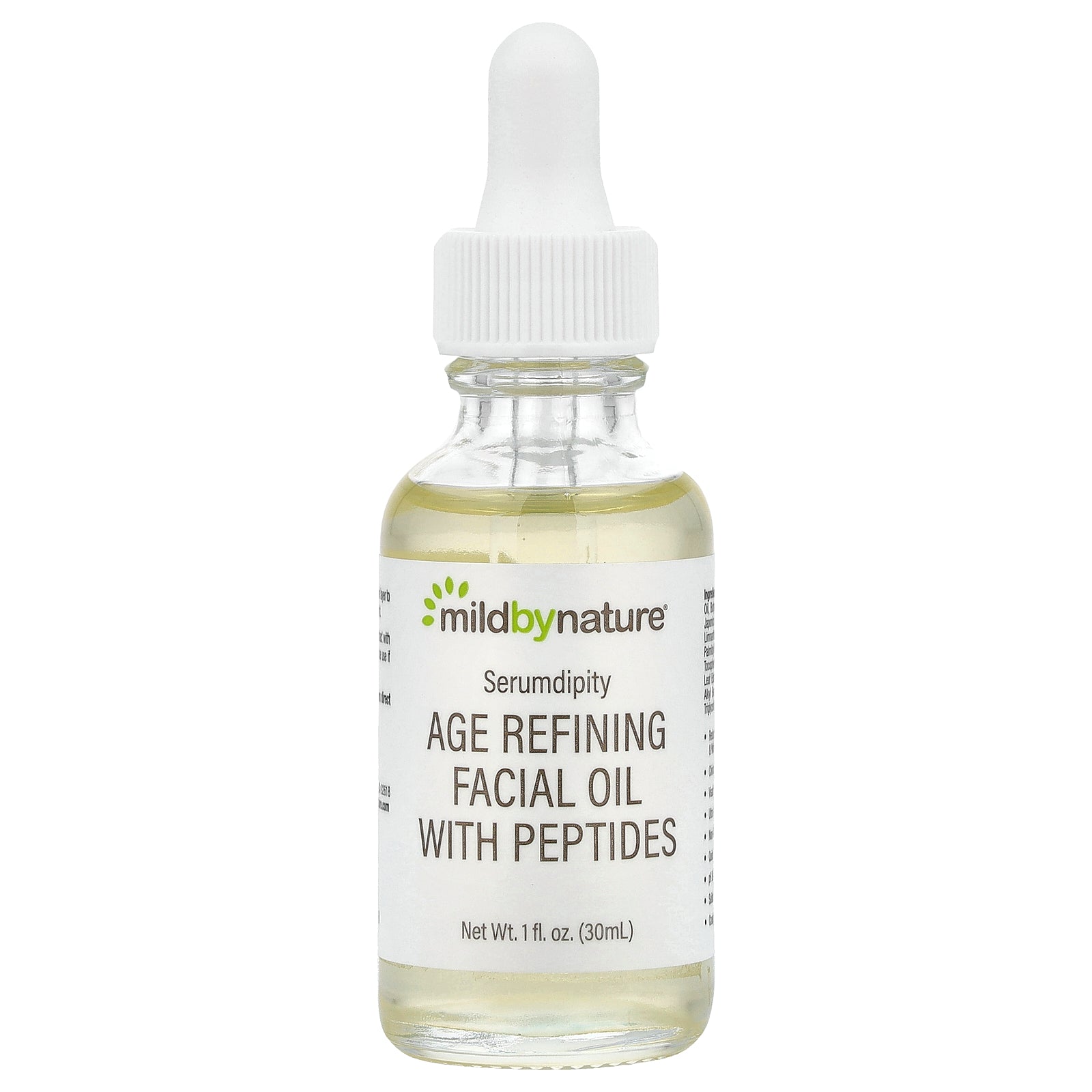Mild By Nature, Serumdipity, Age Refining Facial Oil with Peptides, 1 fl oz (30 ml)