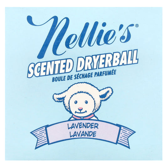 Nellie's, Scented Dryerball, Lavender, 1 Dryerball