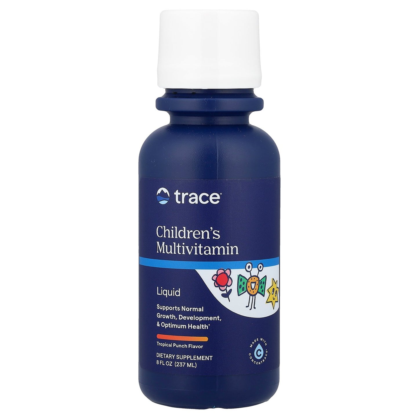 Trace, Children's Liquid Multivitamin, Tropical Punch, 8 fl oz (237 ml)
