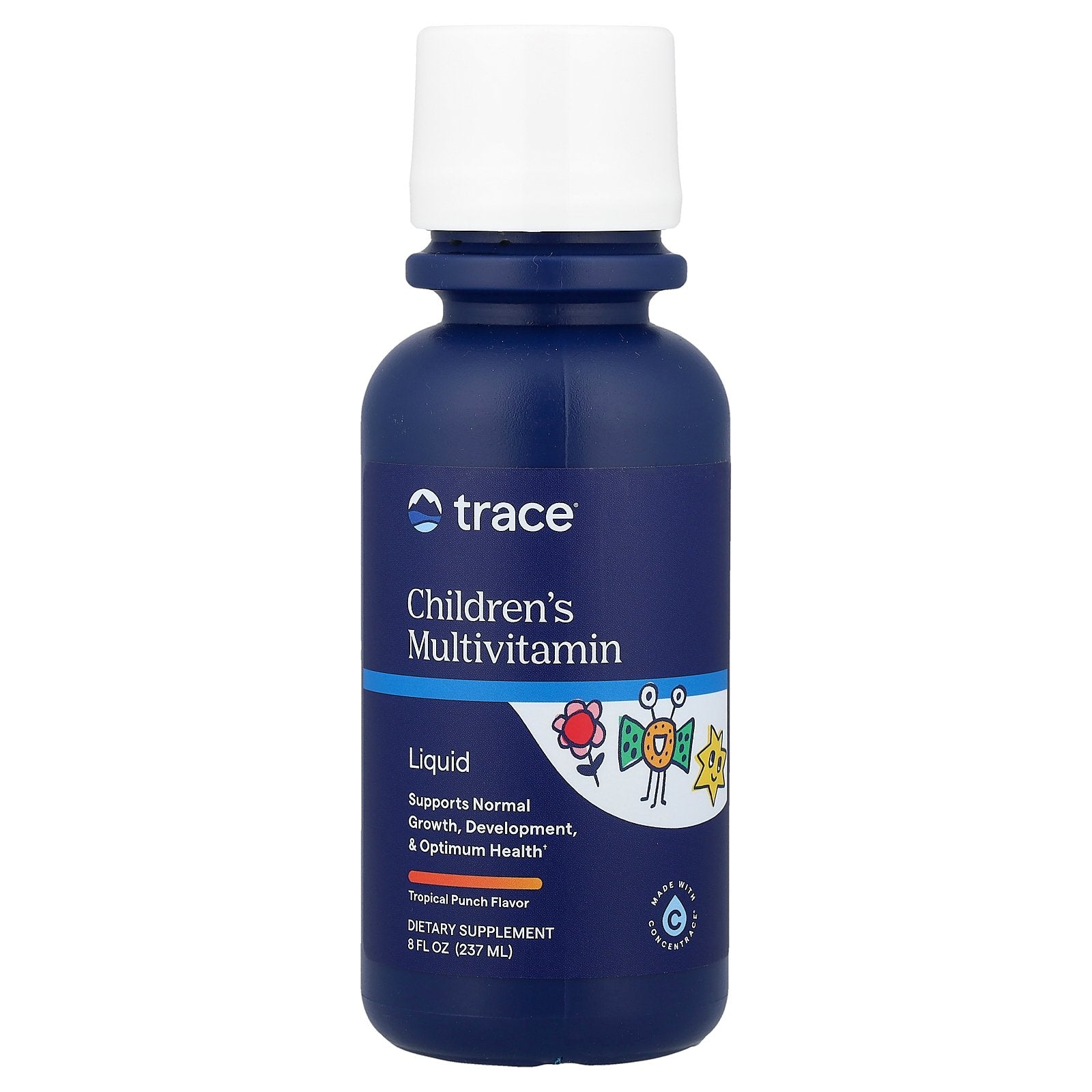 Trace, Children's Liquid Multivitamin, Tropical Punch, 8 fl oz (237 ml)