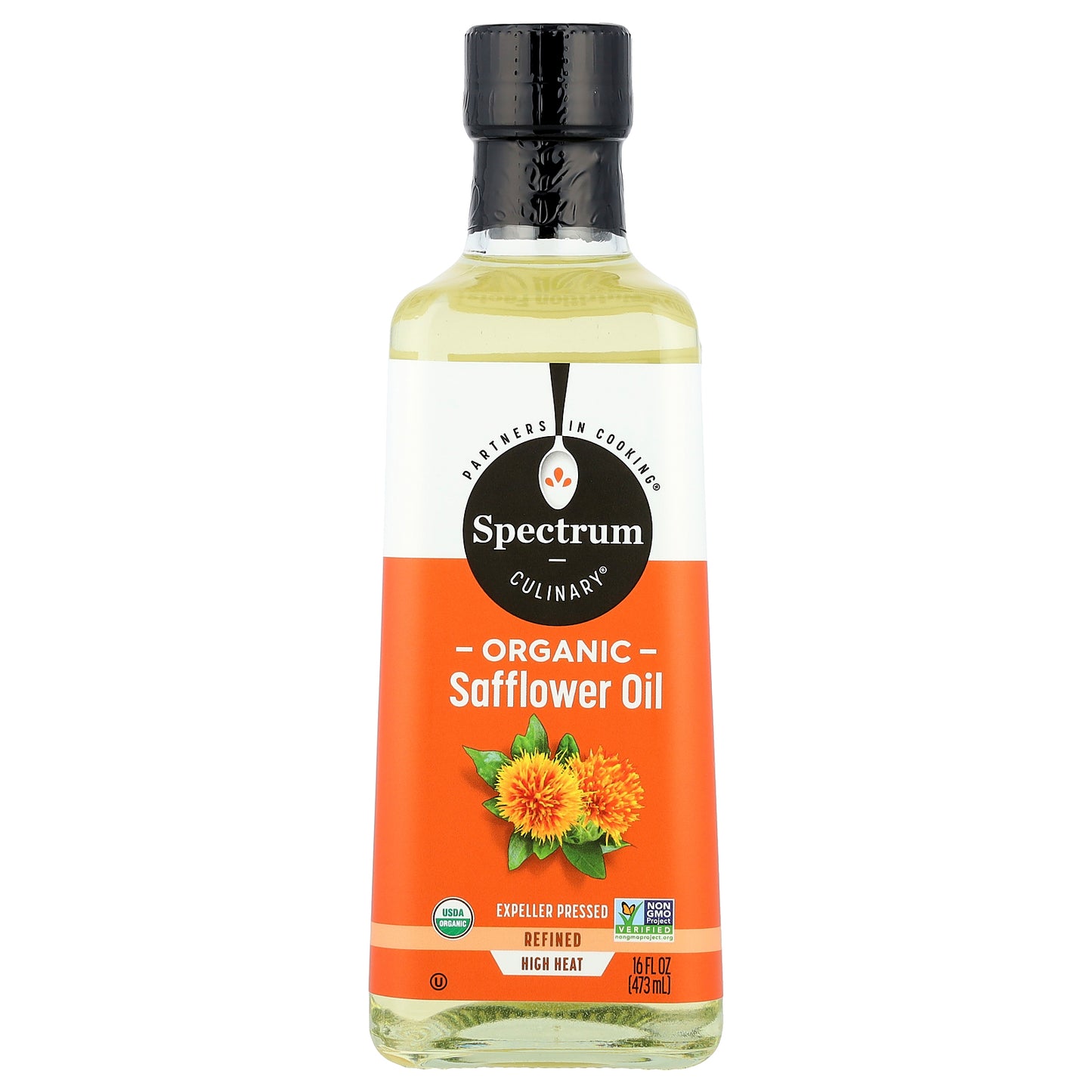 Spectrum Culinary, Organic Safflower Oil, Refined, 16 fl oz (473 ml)