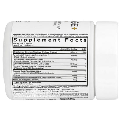 Codeage, GLP-Advantage+, 60 Vegetable Capsules