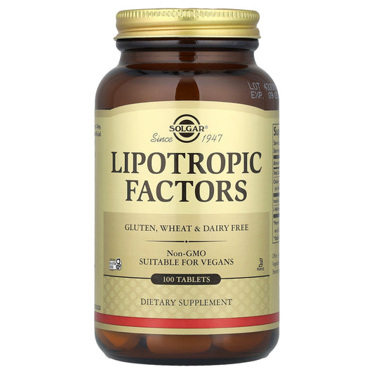 Solgar, Lipotropic Factors, 100 Tablets