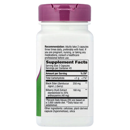 Nature's Way, Bilberry, 90 Vegan Capsules