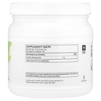 Thorne, Creatine, 16 oz (450 g)