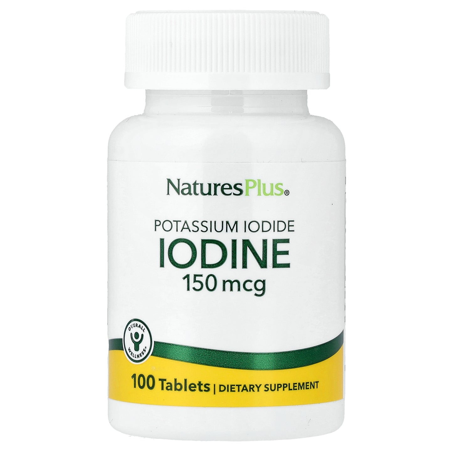 NaturesPlus, Iodine, 150 mcg, 100 Tablets