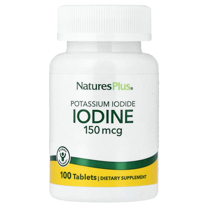 NaturesPlus, Iodine, 150 mcg, 100 Tablets