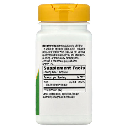 Nature's Way, Zinc Chelate, 30 mg, 100 Capsules