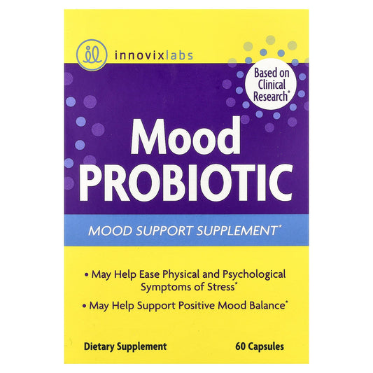 InnovixLabs, Mood Probiotic, 60 Capsules