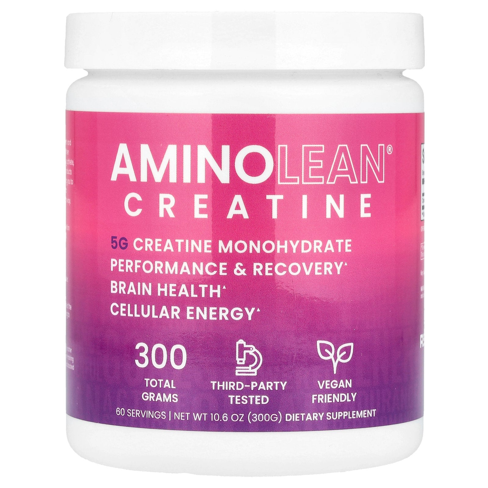 RSP Nutrition, AminoLean® Creatine Monohydrate Powder, 10.6 oz (300 g)