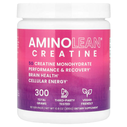 RSP Nutrition, AminoLean® Creatine Monohydrate Powder, 10.6 oz (300 g)