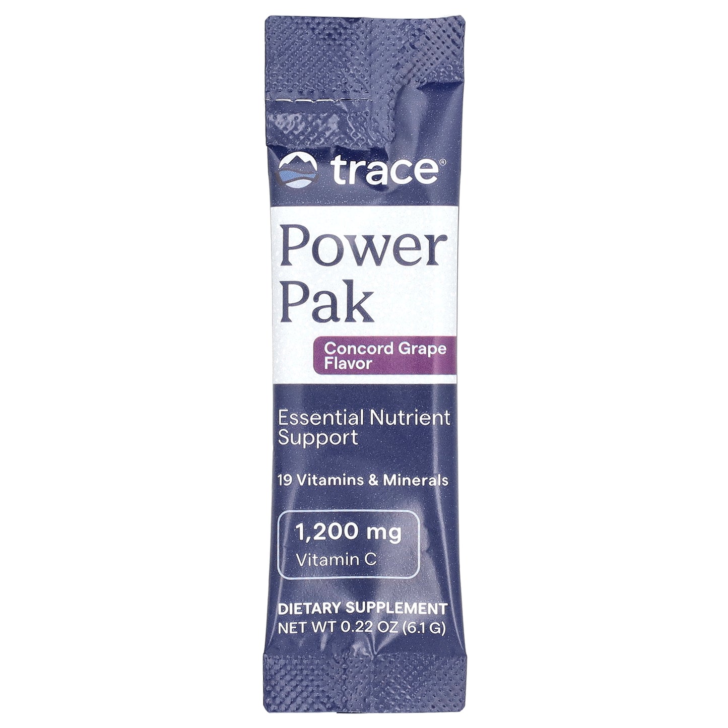 Trace, Power Pak, Concord Grape, 30 Stick Packs, 0.22 oz (6.1 g) Each