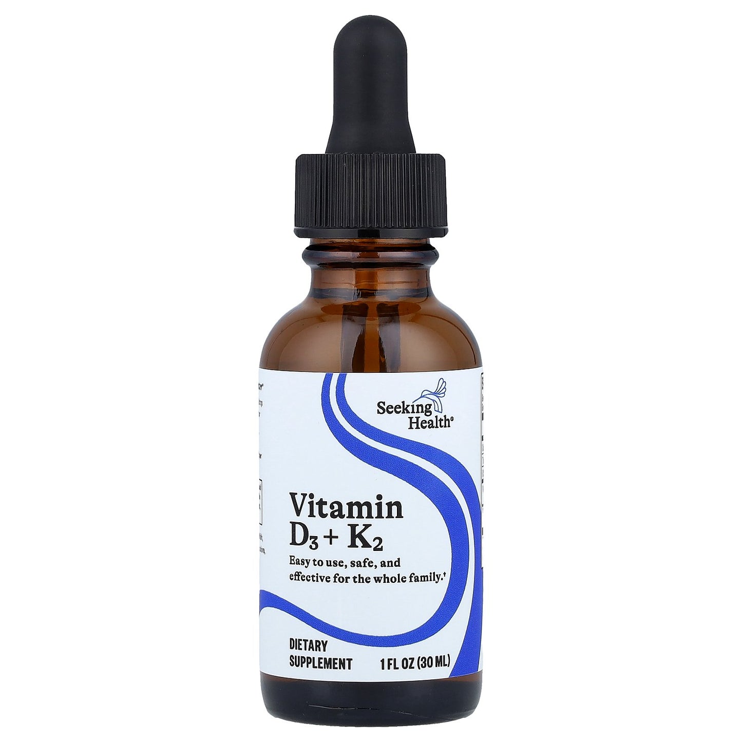 Seeking Health, Vitamin D3 + K2 Drops, 1 fl oz (30 ml)