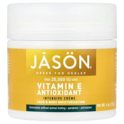 Jason Natural, Vitamin E Antioxidant Intensive Creme, 4 oz (113 g)